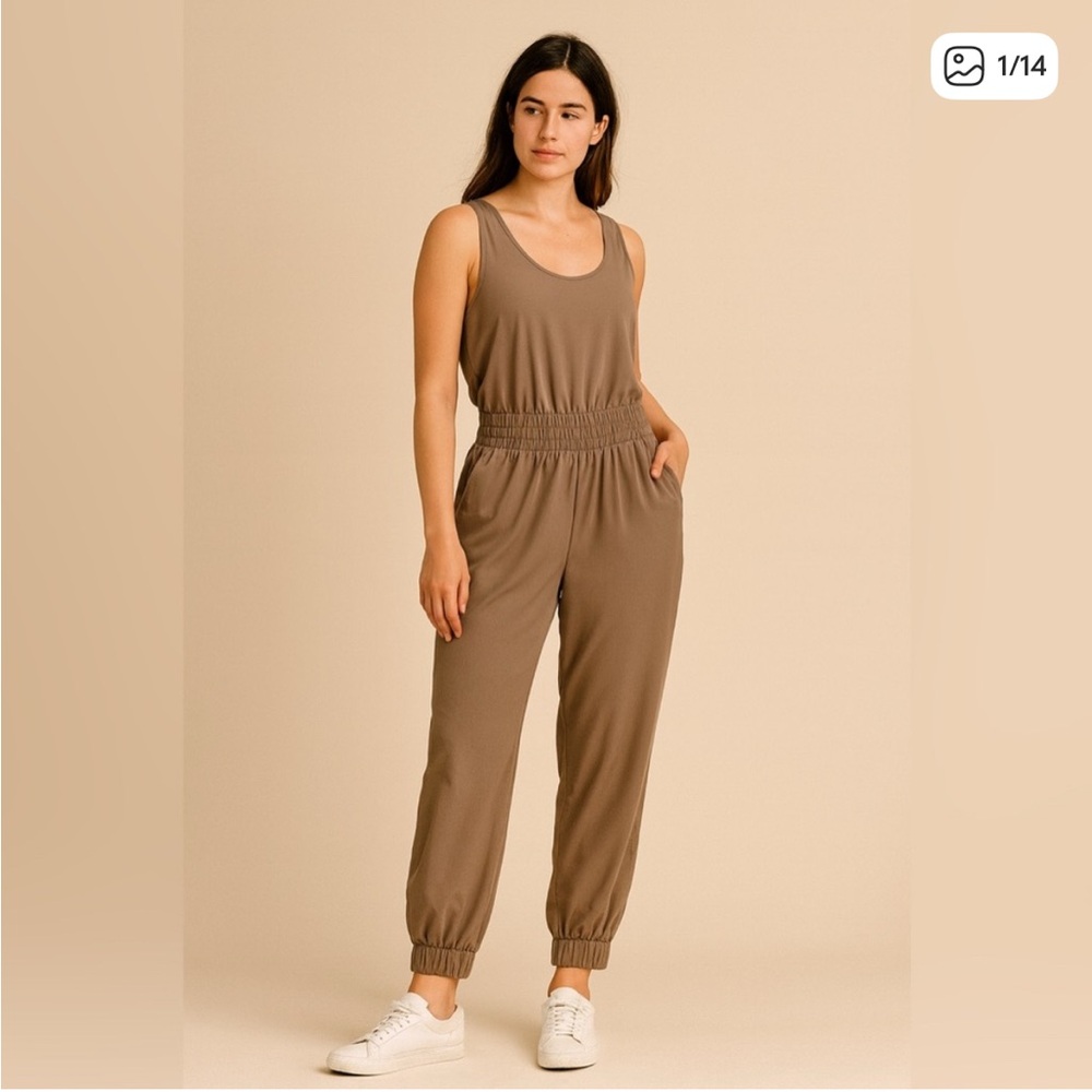 Abercrombie & Fitch Brown Traveler Jumpsuit